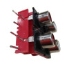 K27662 Розетка RCA "тюльпан" на плату 2x2